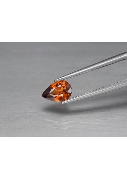 1.14 Ct 7.5x5.2 mm Vs Pear Natural Yellow Zircon Unheated Tanzania