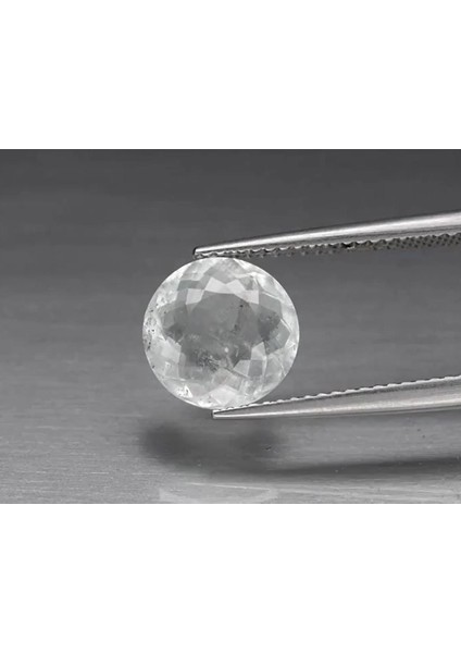 2.40 Ct 9.4 mm Round Natural Unheated Light Greenish Blue Aquamarine, Brazil