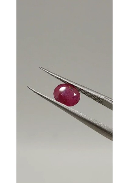 1.25 Ct 6.8x5.5mn Natural Unheated Ruby