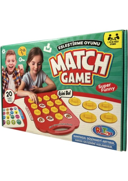 Match Game Kutu Oyunu - Aile ve Arkadaşlarla Eğlenceli Zeka Oyunu