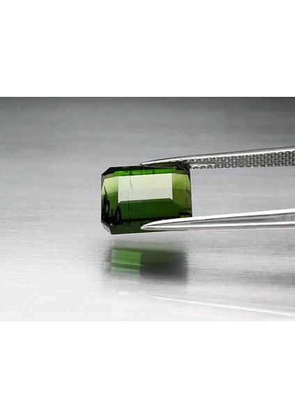 6.64 Ct 10.7x8.7 mm Octagon Natural Unheated Green Tourmaline, Congo