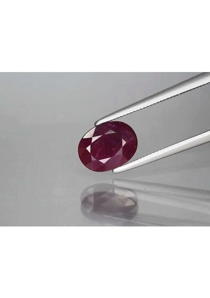 1.58 Ct 8.5x6.5 mm Oval Red Ruby Madagascar *heated