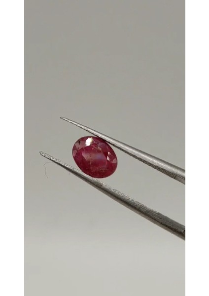 1.25 Ct 7.3x5.6mn Natural Unheated Ruby