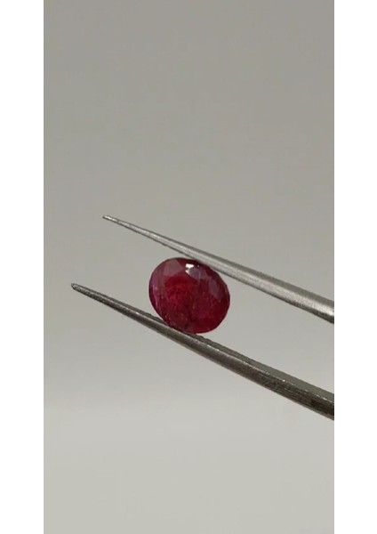 2.10 Ct 7.8x6.4 mm Oval Natural Unheated Ruby