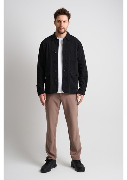 Alexandergardı Düğmeli Cep Detaylı Erkek Denim Ceket (EC-J53-01) modelleri