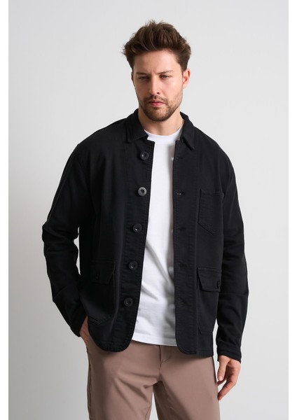 Alexandergardı Düğmeli Cep Detaylı Erkek Denim Ceket (EC-J53-01) indirimleri