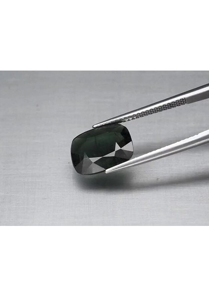 3.60 ct 12X9.3 mm Cushion Natural Unheated Green Tourmaline, Mozambique