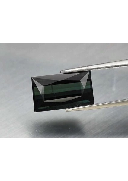 4.21 ct 12.6x7.3 mm Vs Baguette Natural Unheated Green Tourmaline, Mozambique