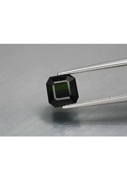 2.23 ct 6.7x6.5 mm Vvs Octagon Natural Unheated Deep Forest Green Tourmaline