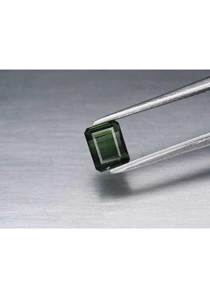 1.24 ct 6.4X5 mm Octagon Natural Unheated Green Tourmaline, Mozambique