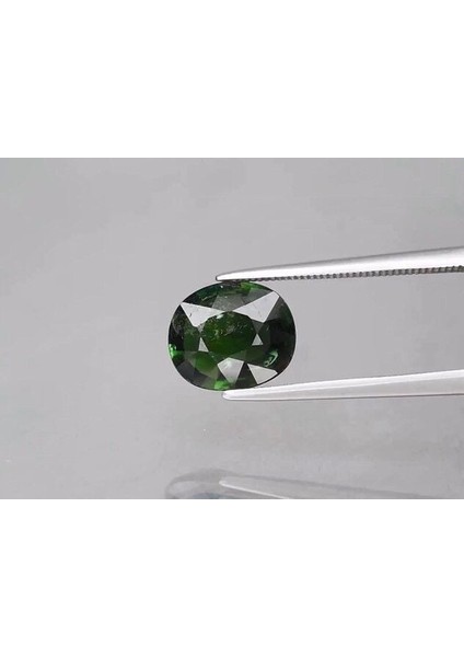 2.31 ct 9.8x8.3 mm Oval Natural Unheated Green Tourmaline Gemstone, Mozambique
