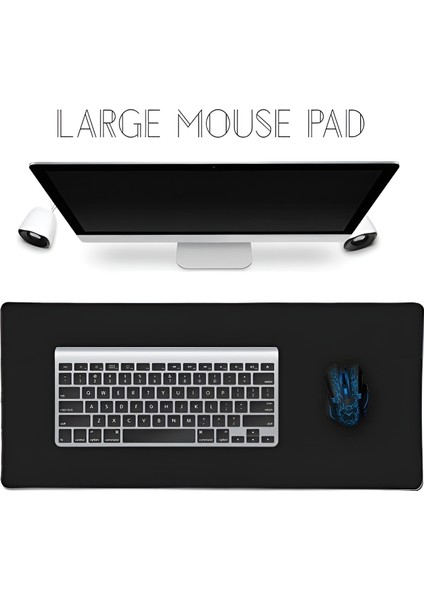 Gaming 90x30 Kaymaz Taban Dikiş Kenarlı Oyuncu Mousepad