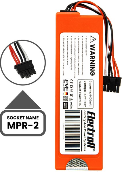 Xiaomi Mop 2 Pro Batarya MJST1SHW (Ultra Yüksek Kapasite) 6400MAH Robot Süpürge Batarya indirimleri