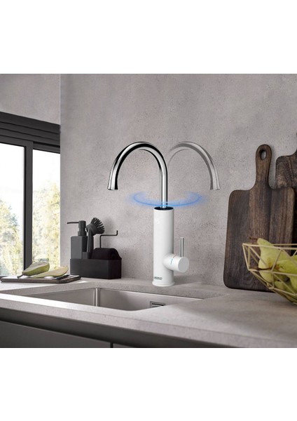 Elektrikli Sıcak Su Musluğu Termal Musluk Ani Su Isıtıcı Musluk (Alttan Girişli) fırsatları