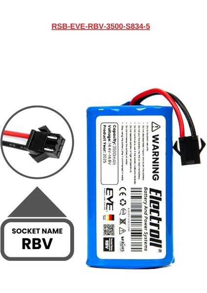 Eufy Robovac 15C Uyumlu Batarya (Maksimum Kapasite) 3500MAH Robot Süpürge Bataryası T2120 indirimleri