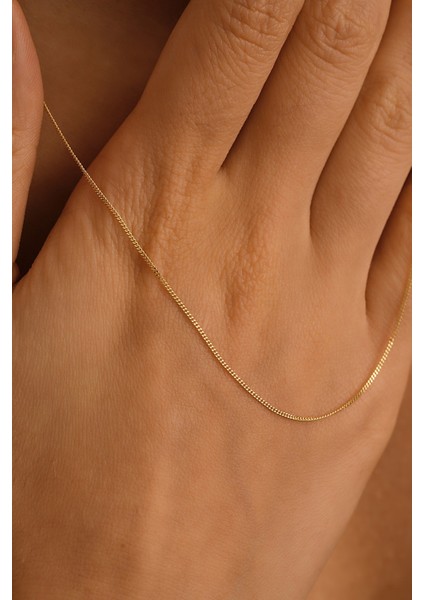 14 Ayar Altın Gurmet Zincir Kolye