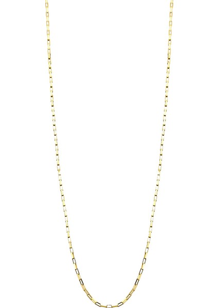 14 Ayar Altın Ataç Zincir Kolye 1 mm Kalınlık fırsatları