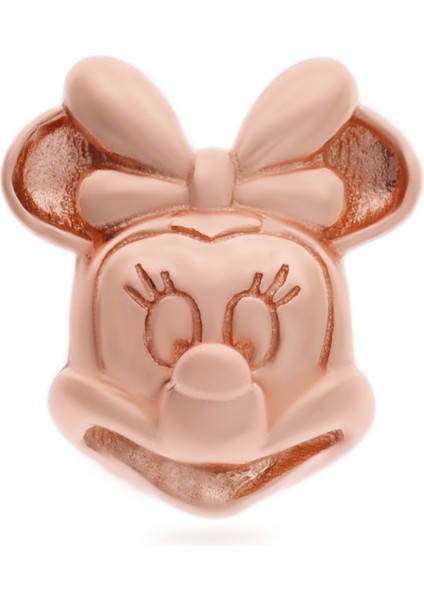 Kadın Rose Renk Minnie Model Gümüş Charm