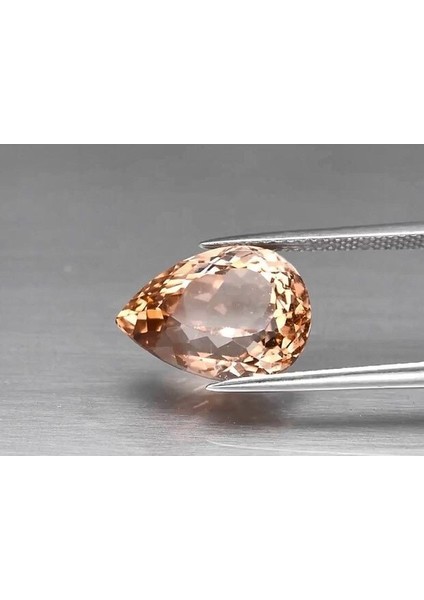 8.30 ct 14.2X10.2 mm Pear Natural Champagne Topaz, Brazil