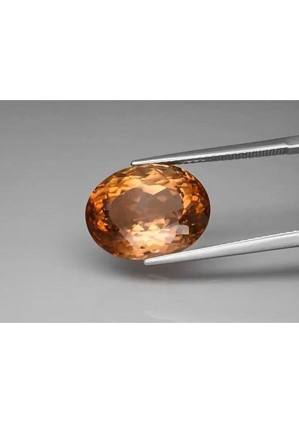 12.94 ct 15.5X11.8 mm Vs Oval Natural Champagne Topaz, Brazil