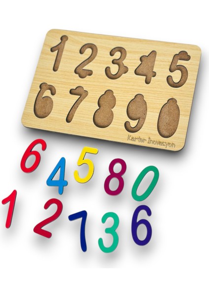 Egitici Ahsap Rakamlar Bul Tak Oyunu, Egitici Oyuncak, Montessori Egitim Oyuncak, Motor Zeka Oyuncak fırsatları