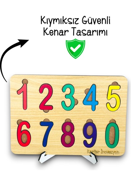 Egitici Ahsap Rakamlar Bul Tak Oyunu, Egitici Oyuncak, Montessori Egitim Oyuncak, Motor Zeka Oyuncak indirimleri