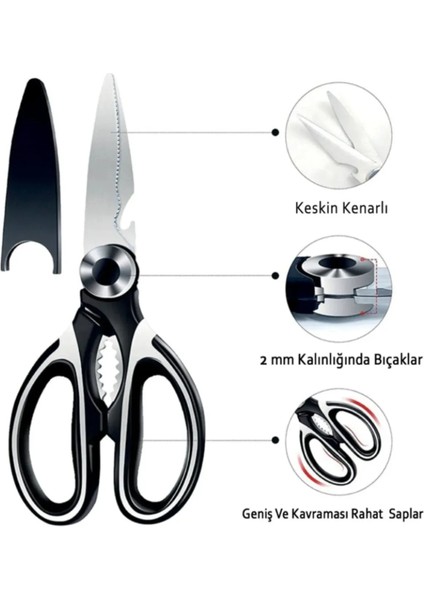 Çok Amaçlı Ultra Keskin Mutfak Makası