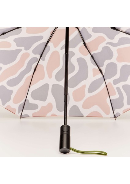 The Daily - Beige Ripples Automatic Umbrella