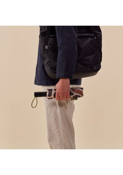 The Daily - Beige Ripples Automatic Umbrella