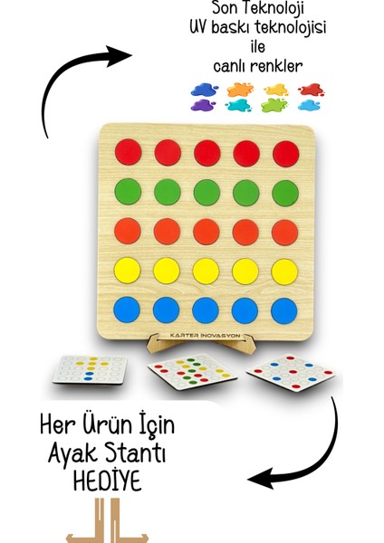 Ahşap Renkler Kodlama Puzzle,egitici Puzzle Renkler,montessori Egitici Oyuncak,ahsap Egitici Yapboz