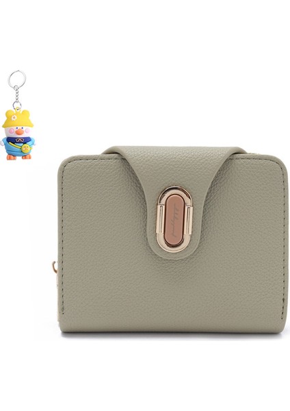 Cüzdan Kadın Kısa Fermuar Toka Niche Kadın Katlanır Kadın Clutch (Yurt Dışından)