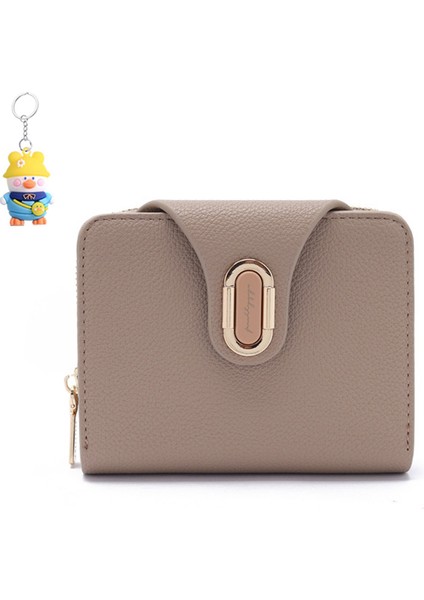 Cüzdan Kadın Kısa Fermuar Toka Niche Kadın Katlanır Kadın Clutch (Yurt Dışından)