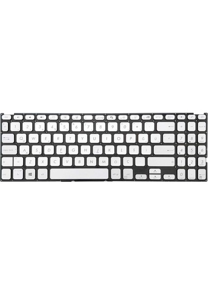 Asus D509DA-BR208T, D509DA-BRXXX Klavye (Silver, Gri Tr)