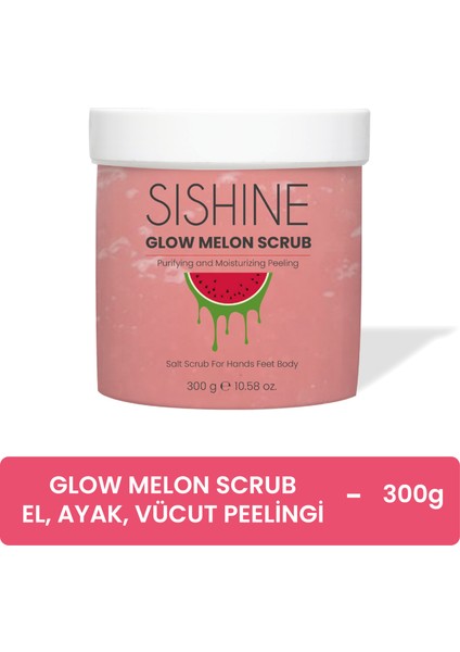 Karpuzlu Arındırıcı El, Ayak Ve Vücut Peelingi - Glow Melon Scrub