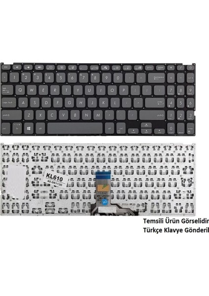 Asus Vivobook D515, D515D, D515DA Klavyesi (Siyah Tr)
