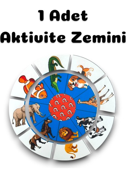Hayvanlar Kuyruk Bulmaca Zeka Oyunu, Ahşap Eğitici Oyuncak, Eşleştirme, Parça Bulma, Kuyruk Puzzle fiyatları
