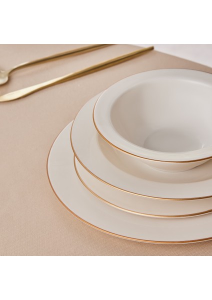 Forever Bone Eva 24 Parça 6 Kişilik Yemek Takımı Gold fiyatları