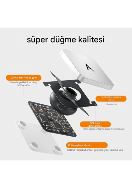 Apple iPad Pro 11inç M4 2024 1/2/3/4.Nesil Klavyeli Kılıf Magic Keyboard Touchpad Aydınlatmalı Klavye