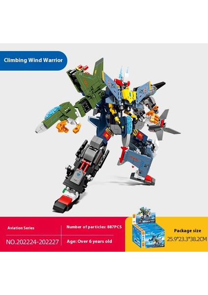 Yeni Mecha Blok Puzzle Montaj Yapı Taşı Oyuncaklar Süsler (Yurt Dışından)