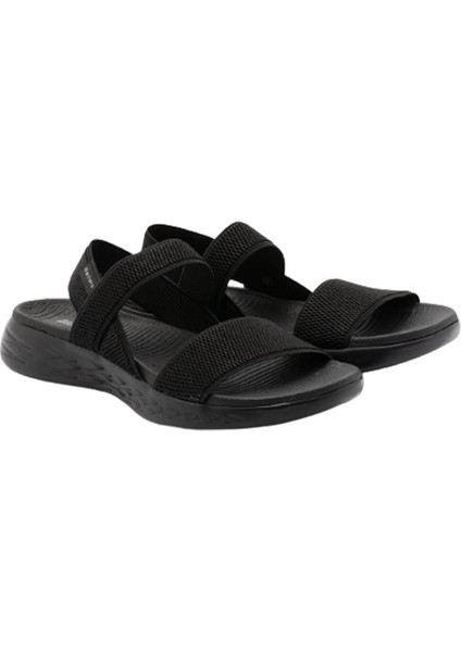On The Go 15312-Bbk Kadın Siyah Sandalet&Terlik