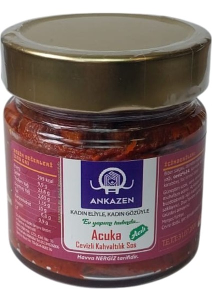 Kadın Eliyle Acuka Cevizli Kahvaltılık Sos - Meze