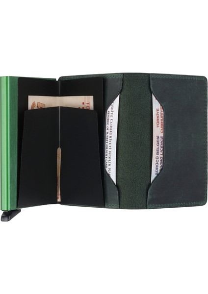 Slim Crazy Akıllı Mekanizmalı Deri Cüzdan fiyatları