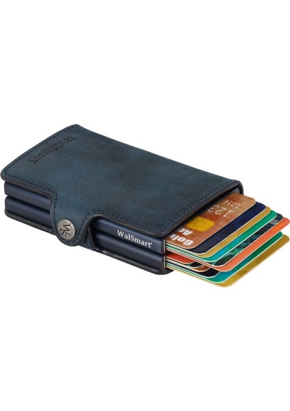 Twin Crazy Akıllı Mekanizmalı Deri Cüzdan