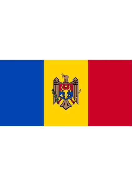 Moldova Bayrağı (50x75 Cm)
