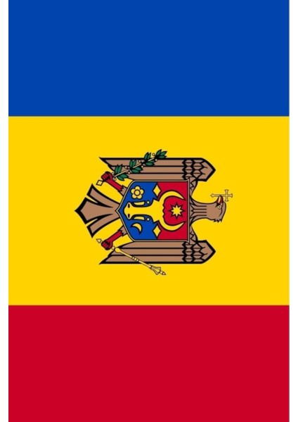 Moldova Bayrağı (50x75 Cm)