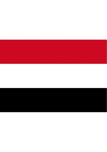 Yemen Bayrağı (50x75 Cm)