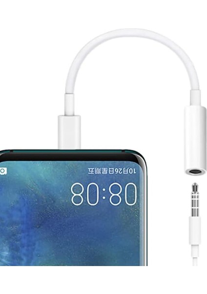 Type-C To 3.5mm Jack Adaptör | Yüksek Ses Kalitesi | Kulaklık Dönüştürücü