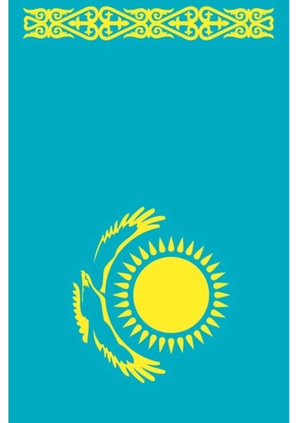 Kazakistan Bayrağı (50x75 Cm)