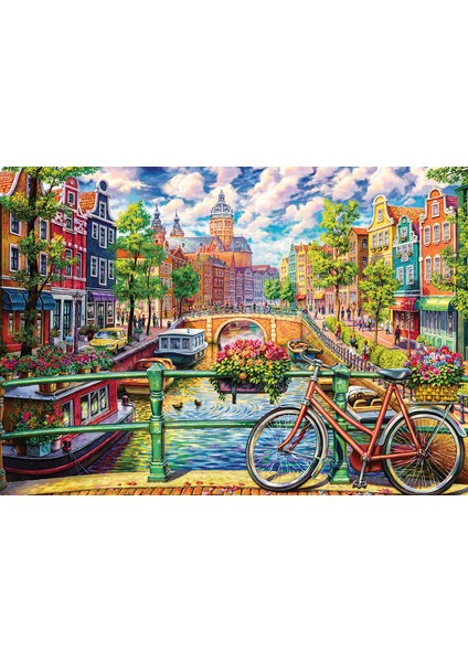 Ksgames 1500 Parça A Colorful City Puzzle