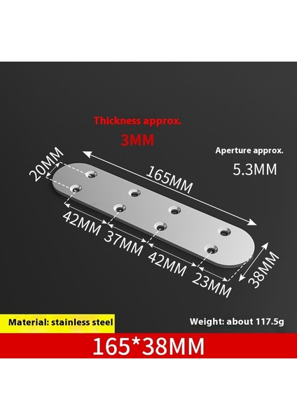 Paslanmaz Çelik 90 Derece Dik Açı Tutucu Mobilya Üçgen Braket Bağlantısı (Yurt Dışından)